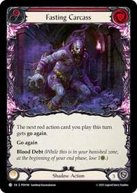 Fasting Carcass (Red) - Compendium of Rathe - Flesh and Blood TCG card