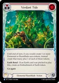 Verdant Tide (Red) - Compendium of Rathe - Flesh and Blood TCG card