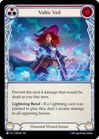 Voltic Veil (Red) - Compendium of Rathe - Flesh and Blood TCG card