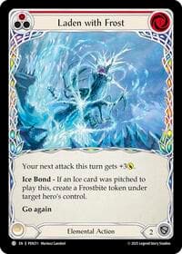 Laden With Frost (Red) - Compendium of Rathe - Flesh and Blood TCG card