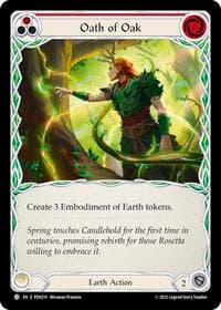 Oath Of Oak (Red) - Compendium of Rathe - Flesh and Blood TCG card