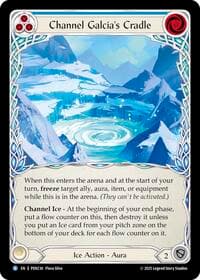 Channel Galcias Cradle (Blue) - Compendium of Rathe - Flesh and Blood TCG card
