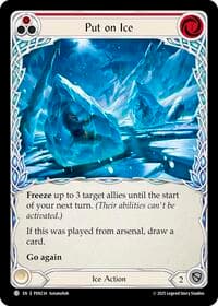 Put On Ice (Red) - Compendium of Rathe - Flesh and Blood TCG card