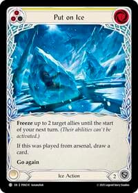 Put On Ice (Yellow) - Compendium of Rathe - Flesh and Blood TCG card