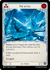 Put On Ice (Blue) - Compendium of Rathe - Flesh and Blood TCG card