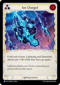 Ion Charged (Yellow) - Compendium of Rathe - Flesh and Blood TCG card