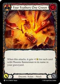 Four Feathers One Crown (Red) - Compendium of Rathe - Flesh and Blood TCG card