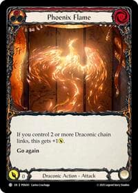Phoenix Flame (Red) - Compendium of Rathe - Flesh and Blood TCG card
