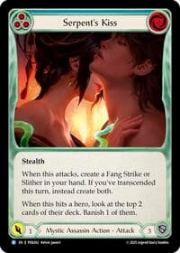Serpents Kiss (Blue) - Compendium of Rathe - Flesh and Blood TCG card