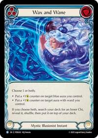 Wax And Wane (Blue) - Compendium of Rathe - Flesh and Blood TCG card