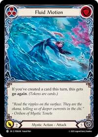 Fluid Motion (Blue) - Compendium of Rathe - Flesh and Blood TCG card
