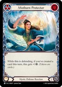 Mistborn Protector (Blue) - Compendium of Rathe - Flesh and Blood TCG card