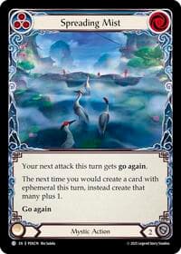 Spreading Mist (Blue) - Compendium of Rathe - Flesh and Blood TCG card
