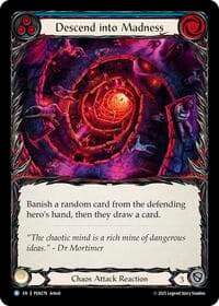 Descend Into Madness (Blue) - Compendium of Rathe - Flesh and Blood TCG card