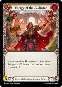 Energy Of The Audience (Yellow) - Compendium of Rathe - Flesh and Blood TCG card