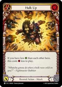 Hulk Up (Yellow) - Compendium of Rathe - Flesh and Blood TCG card