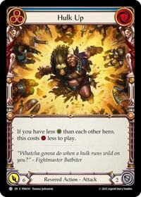 Hulk Up (Blue) - Compendium of Rathe - Flesh and Blood TCG card