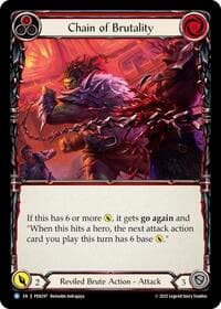 Chain of Brutality (Red) - Compendium of Rathe - Flesh and Blood TCG card
