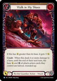 Walk In My Shoes (Yellow) - Compendium of Rathe - Flesh and Blood TCG card
