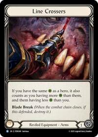Line Crossers - Compendium of Rathe - Flesh and Blood TCG card