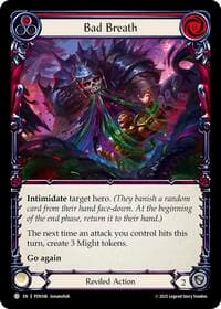 Bad Breath (Red) - Compendium of Rathe - Flesh and Blood TCG card