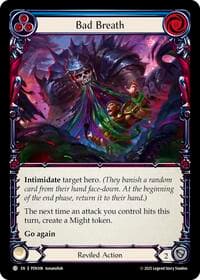 Bad Breath (Blue) - Compendium of Rathe - Flesh and Blood TCG card