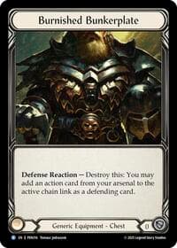 Burnished Bunkerplate - Compendium of Rathe - Flesh and Blood TCG card