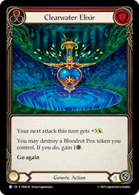 Clearwater Elixir (Red) - Compendium of Rathe - Flesh and Blood TCG card