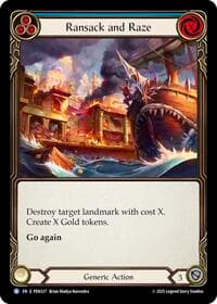 Ransack And Raze (Blue) - Compendium of Rathe - Flesh and Blood TCG card