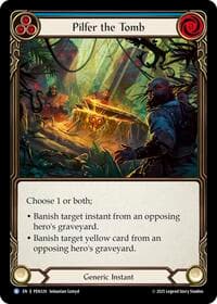 Pilfer The Tomb (Blue) - Compendium of Rathe - Flesh and Blood TCG card