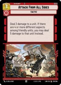 Attack From All Sides - A Lawless Time - Star Wars: Unlimited card
