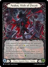 Arakni, Web of Deceit (Extended Art) - Silver Age Chapter 2 - Flesh and Blood TCG card