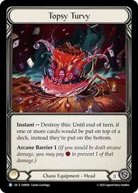 Topsy Turvy - Silver Age Chapter 2 - Flesh and Blood TCG card