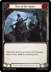 Den of the Spider - Silver Age Chapter 2 - Flesh and Blood TCG card