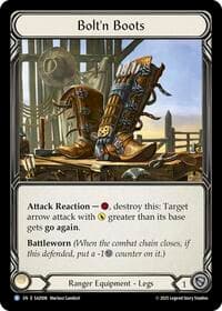 Bolt'n Boots (SAZ008) - Silver Age Chapter 2 - Flesh and Blood TCG card