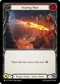 Searing Shot - Silver Age Chapter 2 - Flesh and Blood TCG card