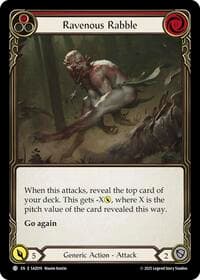 Ravenous Rabble - Silver Age Chapter 2 - Flesh and Blood TCG card
