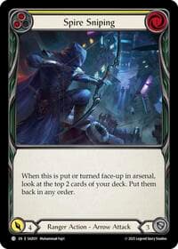 Spire Sniping - Silver Age Chapter 2 - Flesh and Blood TCG card