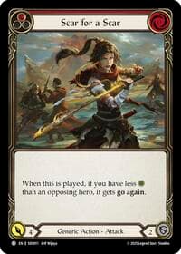 Scar for a Scar (SDO011) - Silver Age Chapter 2 - Flesh and Blood TCG card