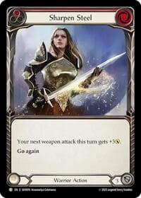 Sharpen Steel - Silver Age Chapter 2 - Flesh and Blood TCG card