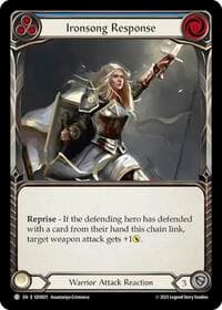 Ironsong Response (Blue) - Silver Age Chapter 2 - Flesh and Blood TCG card