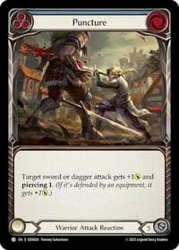 Puncture (Blue) - Silver Age Chapter 2 - Flesh and Blood TCG card