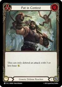 Put in Context (SDO029) - Silver Age Chapter 2 - Flesh and Blood TCG card
