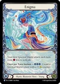 Enigma (Extended Art) - Silver Age Chapter 2 - Flesh and Blood TCG card