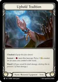 Uphold Tradition - Silver Age Chapter 2 - Flesh and Blood TCG card
