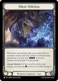 Silent Stilettos - Silver Age Chapter 2 - Flesh and Blood TCG card