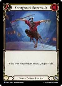 Springboard Somersault (SEN020) - Silver Age Chapter 2 - Flesh and Blood TCG card