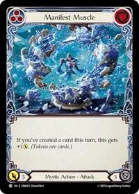 Manifest Muscle - Silver Age Chapter 2 - Flesh and Blood TCG card