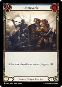 Unmovable (Blue) - Silver Age Chapter 2 - Flesh and Blood TCG card