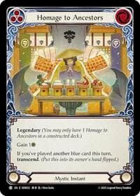 Homage to Ancestors // Inner Chi - Silver Age Chapter 2 - Flesh and Blood TCG card